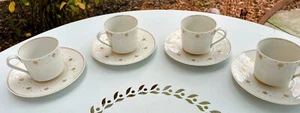 Block Langenthal Switzerland CHATEAU EMPIRE Set Of Four Cups And Saucers EUC - Picture 1 of 5