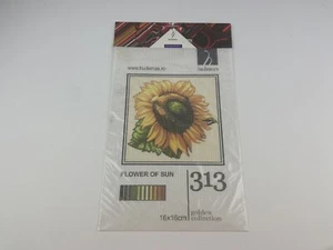 Hudema’s Flower Of The Sun Needlepoint Canvas Needleart Mania 7” By 7” Sunflower - Picture 1 of 6