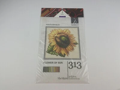 Hudema’s Flower Of The Sun Needlepoint Canvas Needleart Mania 7” By 7” Sunflower - Image 1 of 4
