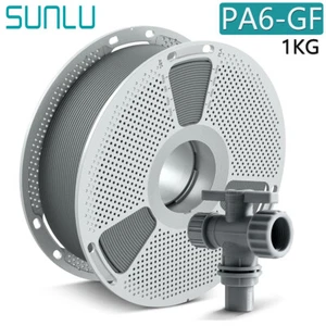 SUNLU Grey PA6-GF 3D Printer Filament 1.75MM 1KG Glass Fiber Nylon 3D Filament - Picture 1 of 9