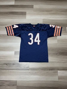 Chicago Bears Walter Payton #34 Wilson NFL Blue Jersey Men’s Size Large USA - Picture 1 of 9