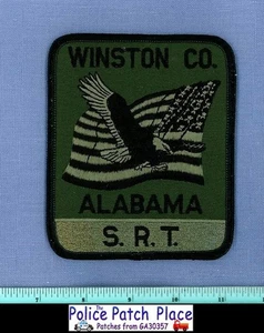 WINSTON COUNTY SHERIFF * SWAT (unterworfen) ALABAMA Polizei Patch SRT TACTICAL - Bild 1 von 2