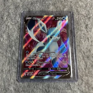 Glaceon V (Full Art) 174/203 Swsh07: Evolving Skies Holo - Picture 1 of 2