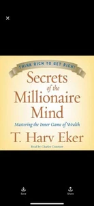 Secrets of the Millionaire Mind T. Harv Eker Audio Book 3 Cd Wealth Files Read - Picture 1 of 5