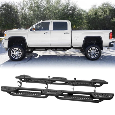 Vijay Running Boards For 07-19 Chevy Silverado/GMC Sierra 2500HD/3500HD Crew Cab Foto 1 de 4