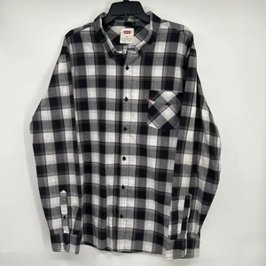 Levi’s Hemd Herren Gr. XXL schwarz rosa grau kariert Button Down Langarm - Bild 1 von 7