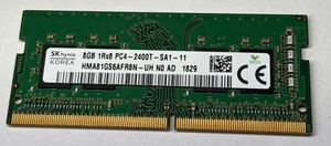 SK Hynix HMA81GS6AFR8N-UH 8GB DDR4-2400 PC4-2400T Laptop Memory RAM - Picture 1 of 4