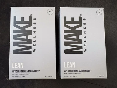 2x MAKE Wellness LEAN Apptiturb Trimfast Complex 60 Cápsulas/ea Exp 11/2026 - NUEVO Foto 1 de 3