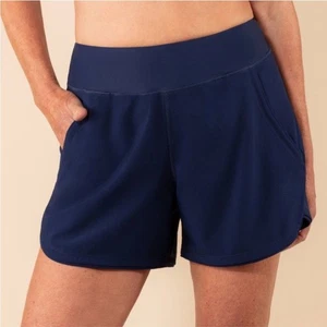Lands' End Damen 5" UPF 50 Badeshorts Größe L Damen 5" Schrittlänge Boardshorts - Bild 1 von 7