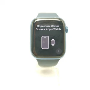 Apple Montre Séries 7 (A2474) (GPS) 45mm Aluminium Bleu (PO200679) - Photo 1/3