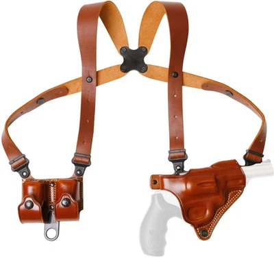 Galco 4.0 Leather Shoulder Holster System, Fits L Frame S&W Model 686: VHS4-104 - Image 1 of 4