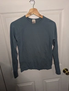 Athleta Girl Top Long Sleeve Power Up Size Large 12 Green Kids Youth Shirt - Picture 1 of 5