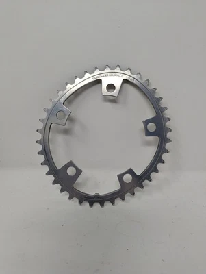 Plato vintage Shimano Biopace 38T 110 BCD 5 pernos ovalado MTB carretera Japón aleación Foto 1 de 2