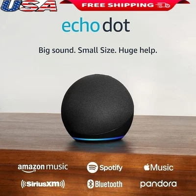 Altavoz inteligente Echo Dot control de voz de audio mejorado Alexa automatización del hogar nuevo Foto 1 de 4