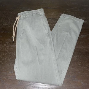 Pantalone Faherty usato in ottime condizioni elastico in vita con coulisse uomo grande verde spiaggia relax - Foto 1 di 5