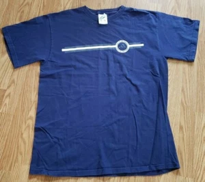 Vintage Blue Adidas T Shirt 90s Size L Large Graphic Tee - Picture 1 of 8