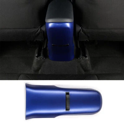 Fit For Toyota CHR CH~R 2018~2022 ABS Blue Rear Air Outlet Anti~Kick Panel Trim - Image 1 of 4
