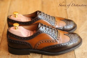 Church's Burwood Dos Tonos Cuero Marrón Oxford Brogue Zapatos Para Hombre Reino Unido 7.5 EE. UU. 8.5 - Imagen 1 de 10