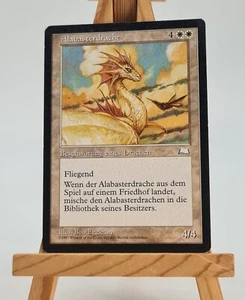 Alabasterdrache Wetterlicht Magic Karte  MTG deutsch (Alabaster Dragon) - Bild 1 von 2