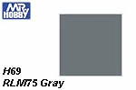 H69 RLM75 Gray Semi-Gloss (10 ml) H069 - mrhobby modellismo
