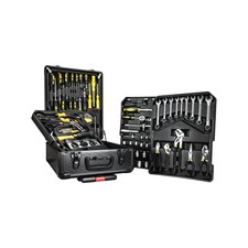 SET DI ATTREZZI TROLLEY VALIGIA PORTATTREZZI PORTAUTENSILI CASSETTA 416 PEZZI