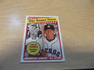 2018 TOPPS HERITAGE BB #127 CARLOS CORREA ALL-STAR HOUSTON ASTROS - Picture 1 of 1