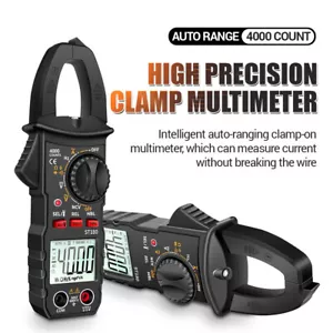 ZangenMultimeter AC&DC Digital Zangenmessgerät Stromzange Zangenamperemeter TRMS - Bild 1 von 12