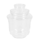  Glass Pot with Cover Multi-function Sake Warmer Bottle Wine Cup Lid