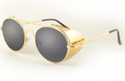 Lunettes de soleil homme design luxe style steampunk 100 % UV « AXEL »
