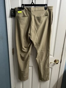 Nike Fit Dri Golf Pants Men Size 34x32 Khaki Tan Stretch Flex Performance NWT - Picture 1 of 19
