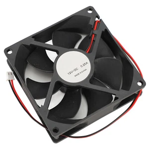 Dual Ball Bearing Fan 4in DC12V 3000RPM Exhaust Blower Fume Smoke Extractor 90mm - Afbeelding 1 van 12