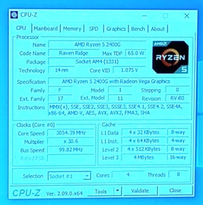 YD2400C5M4MFB AMD Ryzen 5 2400G Radeon Vega Grafik AM4 Sockel CPU USA Verkäufer - Bild 1 von 3