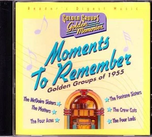 MOMENTS TO REMEMBER CD Golden Groups of 1955 - Reader's Digest Music - Bild 1 von 2