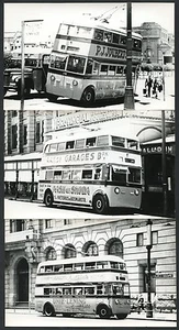 SOUTH AFRICA c1950 PRETORIA TROLLEY BUSES...3 PHOTOS - Picture 1 of 2