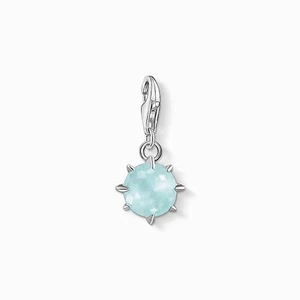 THOMAS SABO Charm Anhänger Geburtsstein März 925 Sterlingsilber 1791-694-31 - Bild 1 von 3