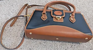 Vintage Rooney And Bourke Purse Satchel Adjustable Strap Pebble Genuine Leather - Picture 1 of 13