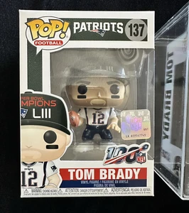Tom Brady Funko Pop NFL Super Bowl Champions LIII #137 New England Patriots - Picture 1 of 15