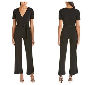 CATHERINE MALANDRINO CHIC SEXY WIDE LEG ROMPER JUMPSUIT Sz 8 NEW - Picture 1 of 4