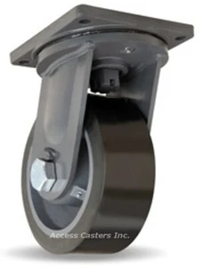 S-MD-104SYT 10" Hamilton-Maxi-Duty Swivel Plate Caster Superlast Wheel 5,000 lbs - Picture 1 of 2