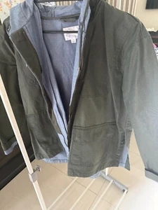Trenery Olive Green Coated Anorak Jacket Size XL EXCELLENT CONDITION! - Picture 1 of 1