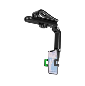 360° Adjustable Phone Holder-Car Rearview Mirror Sun Visor Multifunction Mount - Picture 1 of 5