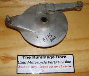 REAR BRAKE DRUM ---- 1973 KAWASAKI F7 175cc - Picture 1 of 2