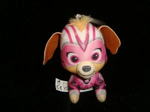 Paw Patrol The Mighty Movie Skye 4" tall Spin Master Plush Backpack Bag Clip - Imagen 1 de 8