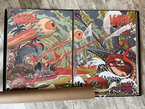 Ween Atlantic City, NJ 6.10 & 6.11 2022 Matching Numbered Silkscreen Poster Set - Bild 1 von 3