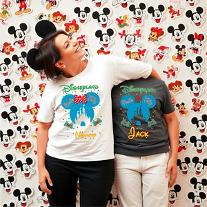 Personalised Disney Trip 2024 T-Shirt, Disneyland Mickey Minnie Family Tour Tee - Picture 1 of 7