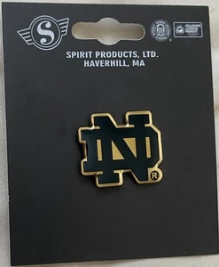 Notre Dame Fighting Irish "ND" Logo Anstecknadel Spirit Products Emaille blau & gold - Bild 1 von 4