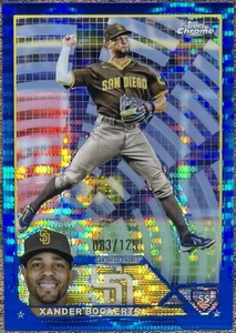 2023 Topps Chrome Xander Bogaerts Blue Sonar Refractor #083/125 Padres #44 - Picture 1 of 2