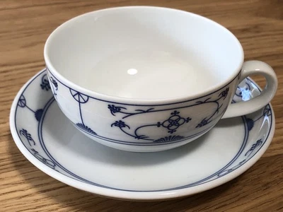 KAHLA "Saks indisch Blau" Teetasse m. Untertasse - Top Zustand! - Bild 1 von 3