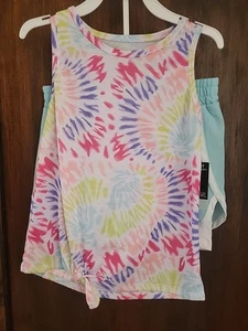 New Girls 2pc Summer Outfit Sz 5T Top & Shorts By Okie Dokie - Picture 1 of 8