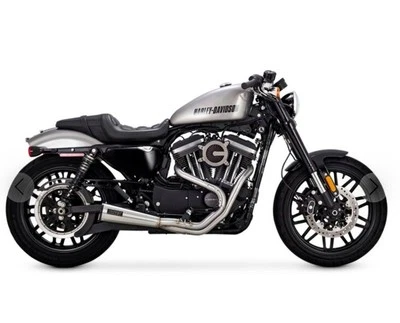 Vance & Hines Upsweep 2-Into-1 排气,不锈钢,适合 99-17 Harley Dyna Glide — 第 1/4 张图片